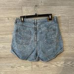 American Eagle Size 10 Washed High Rise Pleated Front Mom Jean Shorts Photo 1
