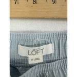 Loft  light blue jogger pants with elastic waistband and drawstring Size MT Photo 14