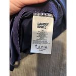 Lands' End  Tankini 16L Swimsuit Top Tank Navy Blue Photo 2
