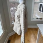 Vintage Nordic Lights Light Khaki Ivory Gingham Quilted Chore Jacket Coat Medium White Photo 1