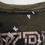 PINK - Victoria's Secret Victoria’s Secret PINK Camo Print All over logo T Shirt Size Medium Back Graphic Photo 5