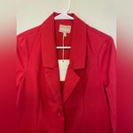 Show Me Your Mumu Set of 2 NWT Red Major Blazer Jacket & Dj Cropped Pants Size S Photo 6