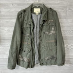 Daytrip Womens  Blinged camo button up jacket w‎ pockets - size Large Photo 0