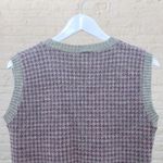 David Brett Vintage Wool Sweater Vest Purple Gray XS/S Size undefined Photo 6