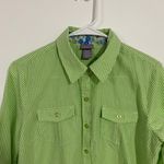 Laura Scott Gingham Button Down Shirt Photo 4
