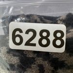 IRO Paris Bella Alpaca Wool Sweater Beige Black Animal Jacquard Knit Boxy Small Photo 7