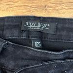 Judy Blue  Mid Rise Criss Cross Waist Dad Jeans Black Photo 4
