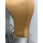 Womans Idifu Strappy Dress Sandals 9 Silver Buckle Heel NWOT Photo 7