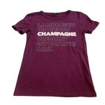 J.Crew Champagne T-Shirt Sequin Stretch 100% Cotton Casual Brunch Girly Size XS Photo 0