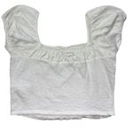 Billabong Women’s Flirt One White Off-Shoulder Top Photo 3