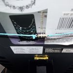 Turquoise Beaded Blue Necklace Blue Photo 2