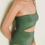 Victoria's Secret PINK Green Sparkling One Piece Swimsuit Bikini Small Photo 0