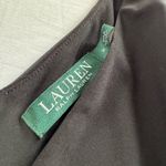 Ralph Lauren Lauren  Women's Solid Black Faux Wrap Jumpsuit Size 2 Photo 4