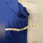 L.L. Bean Size MP Royal Blue Long Sleeve Cotton Relaxed Fit Mock Neck Top Photo 5