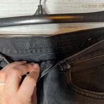 American Eagle  Ripped Mom Jean in Faded Black Raw Hem 6 Photo 3
