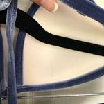 PINK - Victoria's Secret Victoria’s Secret PINK Navy Blue Floral Velvet Bikini Size M Photo 6