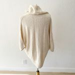 Free People Cream Oversized Slouchy Cable Knit Cardigan | XS Photo 8