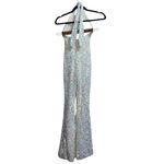 Show Me Your Mumu  Studio Halter Jumpsuit In White Sparkle Sequins Photo 7
