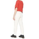 NWT Free People x Sandrine Rose Straight Leg Alps White Button Fly Jeans Sz 28 Photo 2