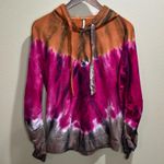 Young Fabulous and Broke YFB size small tie dye hooded sweatshirt Photo 2