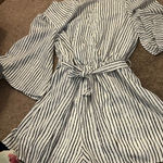 Davi & Dani NWT  medium striped romper Photo 0