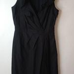 J. Crew 2 Black Cotton Mini Dress Funeral Photo 0