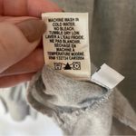 Cloth & Stone Anthropologie Gray Flannel Faux Wrap Surplice Top Shirt Blouse S Photo 7