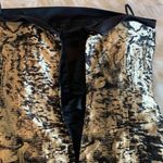 Carolina Herrera Stunning Gold and Black Strapless Dress Size 6 Photo 10