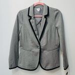 Crown & Ivy NWT  gray and black blazer womans size 6 Photo 0