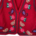 Alfred Dunner Vintage  Wool Sweater Vest Photo 2