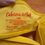 Cabana Del Sol Yellow Bandeau Bikini Set Photo 5