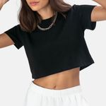 Adika Black Crop Top Photo 0