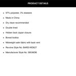 Bardot  Marlo Midi Dress in Cornflower XS/2 Photo 2