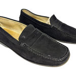 Tod's  women's black suede penny‎ loafer size 8.5 Photo 0