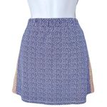 J. McLaughlin  Blue Abstract Pattern ‘Palm Spring’ Skort, Size M Photo 0