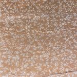 Soji tan and cream ditsy floral crinkle sheer pants Size M Photo 6