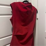 ZARA  Woman Dark Red Body Con Mini Dress Photo 3