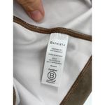 Athleta Shanti Mushroom Brown Watercolor Stripe Crop Racerback Tank Top Size M Photo 4