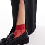 ASOS  DESIGN double waistband front slit maxi skirt Photo 2