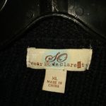 SO  XLJ Black One Big Button Design Sweater Photo 2