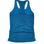 Athleta Womens Racerback Tank Top Medium Blue Heathered Sleeveless Athletic Wear Photo 2