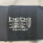 Bebe  Monochrome Logo Print Bra Photo 3