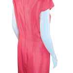 Preston & York Womens 8 Coral Sheath Midi Sleeveless Dress Lined Cocktail Zipper Photo 13