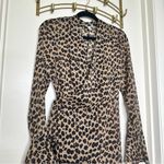 Never Fully Dressed Chiffon Leopard Midi Wrap Dress Size 4 Photo 2