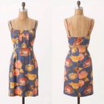 Anthropologie  | Maeve Silk Blend Peony Print Mini Dress | 6 Photo 1