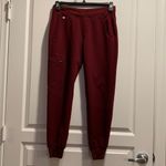FIGS  Burgundy Zamora Jogger Scrub Pharmacist Surgeon Nurse Doctor Small #7232 Photo 1