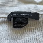 French Connection  Cream V-Neck Blouse with Lace Sleeves Photo 10