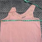 Attention  medium pink lace v neck tank new without price tag sexy date night top Photo 3