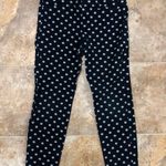 Old Navy Black  Pixie Pant with Daisy pattern size 0 Photo 0