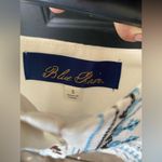 Blue Rain  Embroidered Button Front Mini Skirt Photo 1